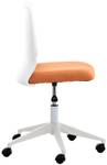 Chaise de bureau Apolda Orange - Textile