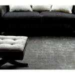 Tapis de salon fait main TITANE Anthracite - 175 x 250 cm