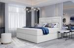 Box Spring Lit Rumbio Blanc - Largeur : 180 cm