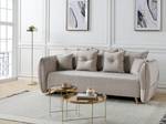 Schlafsofa VALLANES Beige - Eiche Hell - Taupe