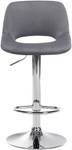 Tabouret de bar Camden Gris lava