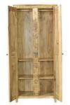 FRIGO Garderobenschrank Braun - Massivholz - Holzart/Dekor - 80 x 180 x 40 cm