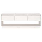 TV-Schrank D621 Weiß - Massivholz - 34 x 40 x 111 cm