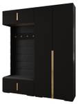 Garderobe Inova 1 Z18 Schwarz - Gold