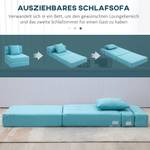 Einzel Schlafsofa 839-027V01BU Blau