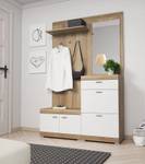 Garderobe STELLA Braun - Holzwerkstoff - 135 x 197 x 34 cm