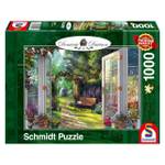 Puzzle Blick auf den Garten Papier - 28 x 6 x 38 cm