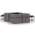 Bar de jardin (lot de 16) 3005785-1 Anthracite - Gris