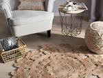 Teppich BIRECIK Beige - Naturfaser - 120 x 120 x 120 cm