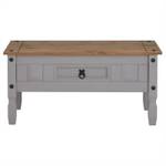 Table basse RAMON Gris - Bois massif - 95 x 45 x 50 cm