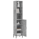 Highboard DE5316 Grau - Holzwerkstoff - 34 x 180 x 35 cm