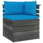 Gartensitzgruppe K137(6-tlg) Blau - Massivholz - 72 x 65 x 60 cm