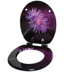 WC-Sitz mit Absenkautomatik Purple Dust Violett - Holzwerkstoff - 38 x 6 x 47 cm