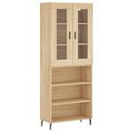 Highboard DE5736 Braun - Holzwerkstoff - 34 x 180 x 70 cm