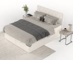 Boxspringbett Elodie Creme - Breite: 180 cm - H3