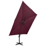 Parasol en porte-à-faux 3007472 Rouge