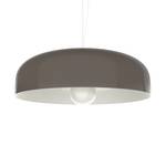 Suspension Tuzzi Gris lave brillant - Abat-jour diamètre : 50 cm