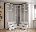 Garderobe Inova 2 Z7 Gold - Weiß