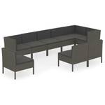 Garten-Sofagarnitur 69 x 69 x 69 cm - Polyrattan