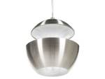 Lampe suspension BOJANA Argenté - Blanc