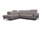 Ecksofa Scala (5-Sitzer mit Relax) Braun - Ecke davorstehend links