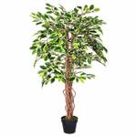 Kunstbaum Ficus wei脽 gr眉n Benjamini
