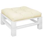 Coussin de palette 3007234-3 Blanc crème - 80 x 80 cm