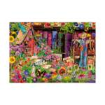 Puzzle Der Garten der Vogelscheuche Papier - 27 x 6 x 40 cm