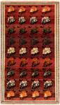 Tapis Gabbeh LXXVIII Rouge - Textile - 106 x 1 x 191 cm