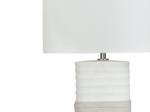 Tischlampen NAVIA Beige - Weiß - Porzellan - 30 x 50 x 30 cm