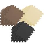 Baby Spielmatte Sofia 27-tlg. Beige - Schwarz - Braun