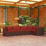 Salon de jardin (lot de 5) 3013632-15 Marron - Rouge - Brun rouge