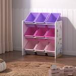 Étagère de rangement Muxía pour enfant Rose foncé - Mauve