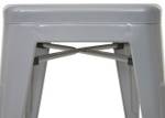 Hocker A73 (2er-Set) Grau