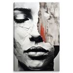 Image Canvas VISAGE De Femme Abstraction 20 x 30 x 30 cm