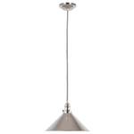 Lustre suspension ISMENE Gris métallisé - Argenté - Hauteur : 200 cm