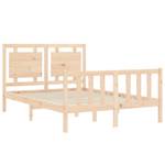 Bettgestell-K-9074 Braun - Holzwerkstoff - 126 x 100 x 206 cm