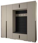 Garderobe Inova 1 Z8 Schwarz - Grau - Schwarz