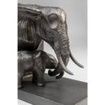 Serre-livres Elephant Family Gris - Métal - 21 x 19 x 33 cm