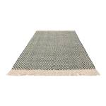 Tapis de salon en jute et coton VIGA Vert - 120 x 170 cm