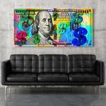 Leinwandbild Colorful Benjamin 100 x 50 cm