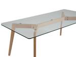 Table basse HUDSON Marron - Verre - 120 x 46 x 60 cm