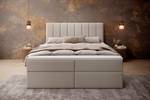 Boxspringbett ALLEN mit Bettkasten Graubraun - Breite: 160 cm - H3