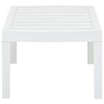 Table de jardin 3000774 Blanc - Matière plastique - 55 x 38 x 78 cm