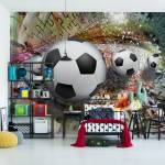 Papier peint Football Tunel 3D 315 x 210 x 210 cm