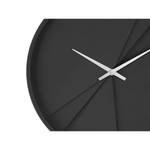 Horloge ronde en bois Lines 30 cm Noir Noir - Bois manufacturé - 30 x 5 x 30 cm