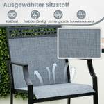 Gartenstühle ZB33852-4 (2er Set) Blau