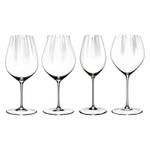 Tasting-Set + Tuch Performance 4er Set Glas - 1 x 1 x 1 cm