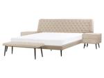 Schlafzimmer Set ESSONNE 4-tlg Beige - Breite: 180 cm