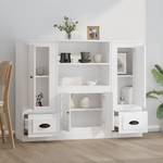 Highboard 3er Set DE7190 Weiß